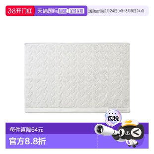 1h可退 日本直邮Francfranc 抗菌防臭针织纹理浴垫 灰色浴巾
