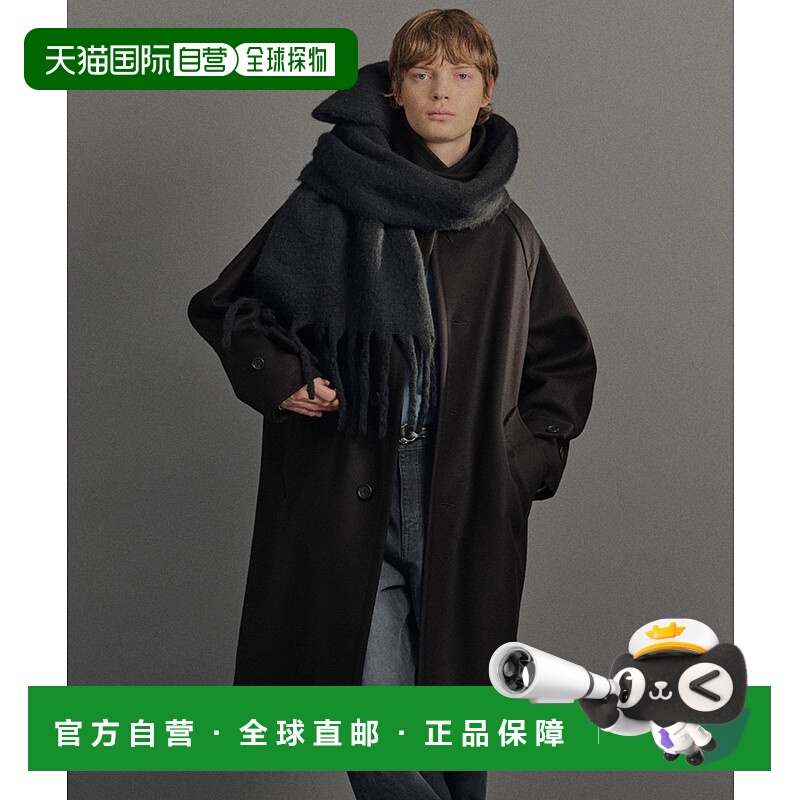 1h可退 日本直邮PUBLIC TOKYO男装宽松版型羊毛90% 2way立领大衣