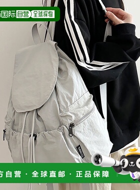 1h可退 日本直邮florist 男女同款轻量A4收纳抽绳口袋背包 G44720