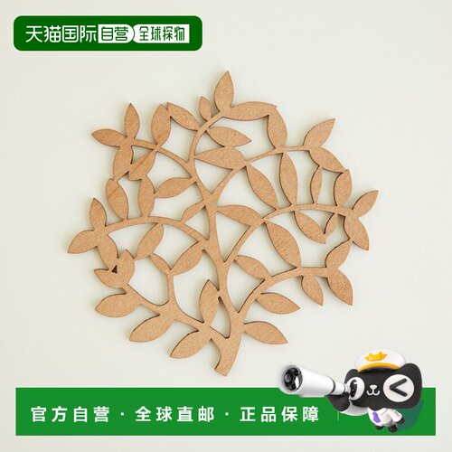日本直邮［IDEЕ］木质杯垫 branch