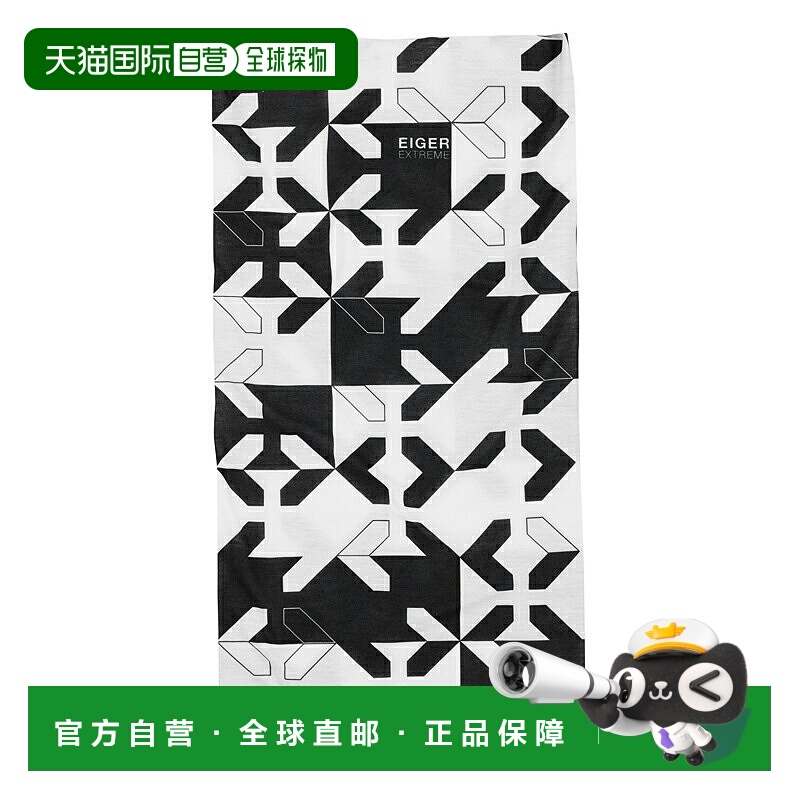日本直邮MAMMUT Eiger 颈套均码0047黑白配色1191-01384