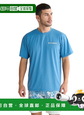 日本直邮BILLABONG AIR DRY 男士半袖网眼防晒T恤 BF01A855 CRB [