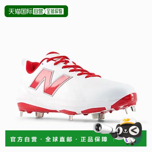 日本直邮New Balance 1000V1Metal 棒球钉鞋 金属底 白色/红色 M1