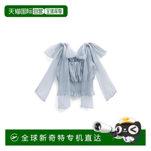 日本直邮日潮 GRL 紫罗兰蕾丝缎带收褶吊带衫 an1562新款