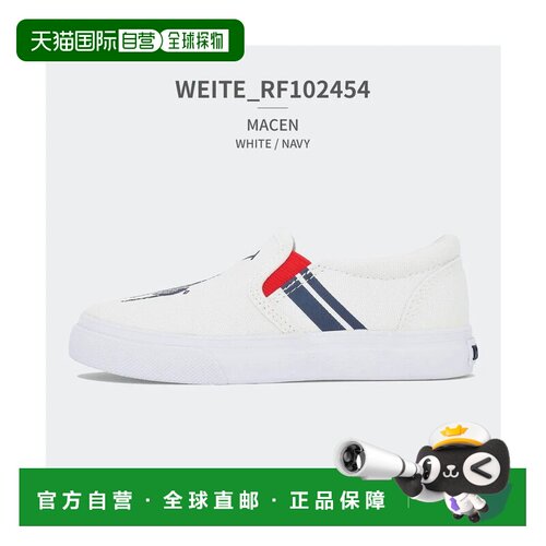 日本直邮儿童帆布一脚蹬运动鞋 MACEN POLO RALPH LAUREN RF10245