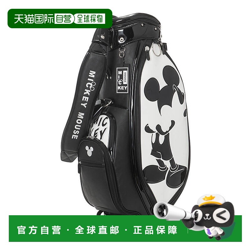 日本直邮迪士尼男女士单色米奇高尔夫球袋 XYMG5FC1 00 白色