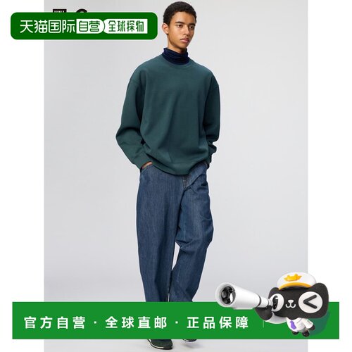 日本直邮uniqlo 新款长款牛仔裤优衣库直筒裤