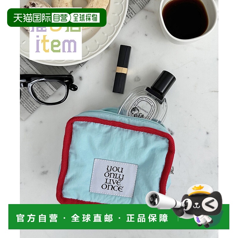 1h可退 日本直邮Discoat 女士双配色迷你防护多功能收纳包 DCZ104