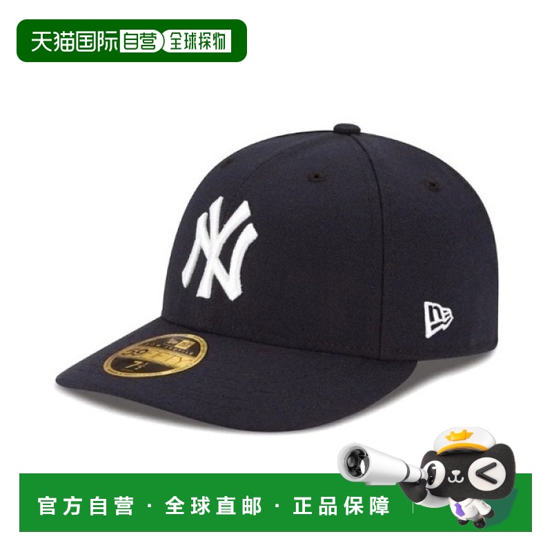 1h可退 NEW ERA 男女同款LP 59FIFTY MLB正版纽约洋基队棒球帽 高