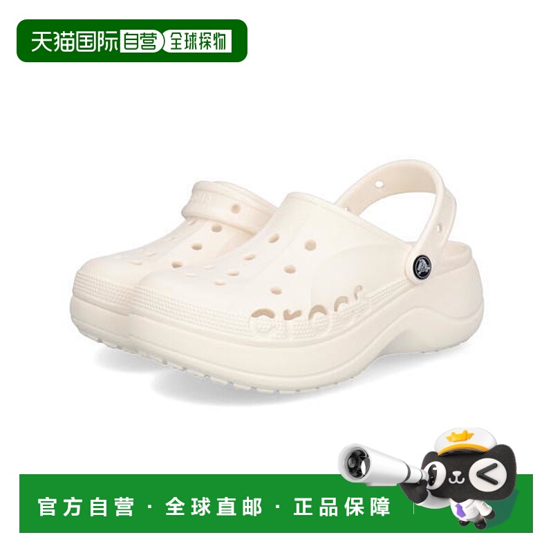 日本直邮crocs BAYA PLATFORM CLOG女士厚底凉鞋[208186 001]拖鞋