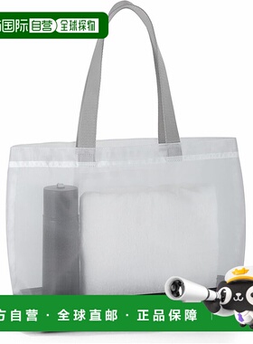 【日本直邮】安德玛Tote UA 网眼泳池手提包 石灰色