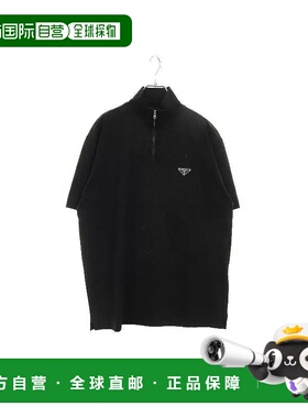 日本直邮中古Prada普拉达男A级95新tops上衣棉上衣黑色