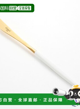 日本直邮Cutipol Goa 白色金色甜点刀 20 厘米哑光 Cutipol 时尚