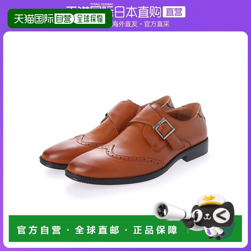 【日本直邮】Gino Zeeno 商务鞋男宽 3EEE 腰带绑带皮鞋德比正装,流行男鞋,正装皮鞋,淘宝优惠券,粉丝福利购,淘宝优惠卷