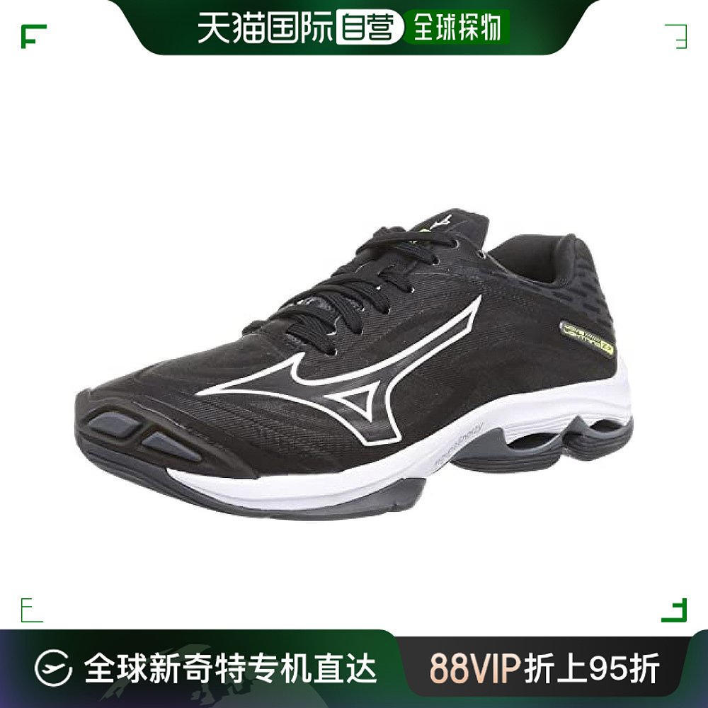 【日本直邮】Mizuno美津浓室内运动鞋黑 x白 23cm 2E V1GA22-封面