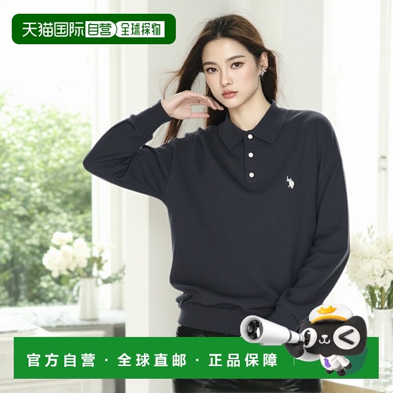 1h可退 日本直邮U.S. POLO ASSN. 联名 一点刺绣针织polo衫新款