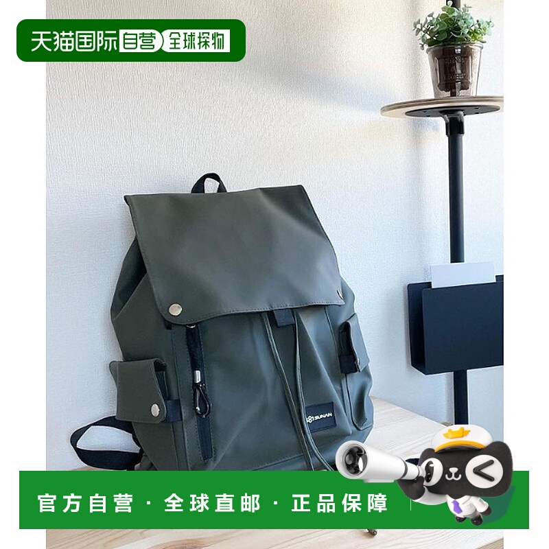 日本直邮florge 男女通用大容量翻盖休闲背包 FL8218AW009073