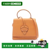 日本直邮中古Loewe罗意威女包B级9新Handbag手包牛皮斜挎包橘色
