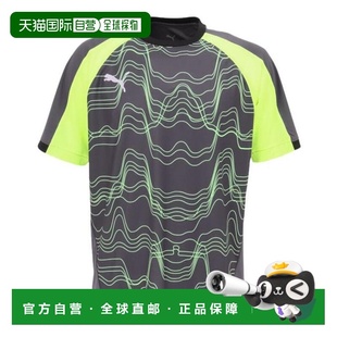 日本直邮PUMA 足球服 INDIVIDUAL LIGA 图案短袖T恤 66018608 男T
