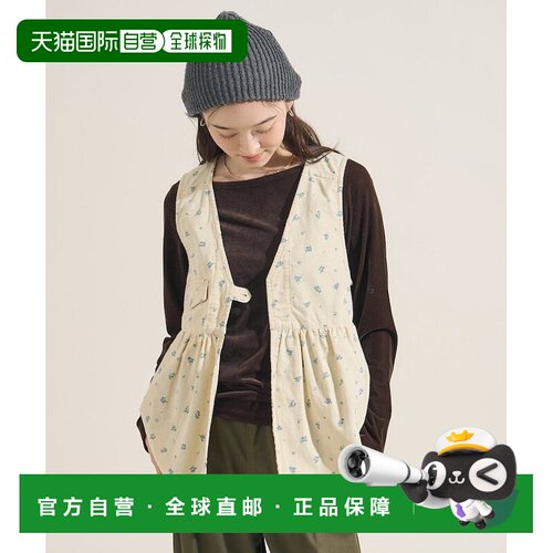日本直邮Country Flower 牛仔布背心25AW 背心户外