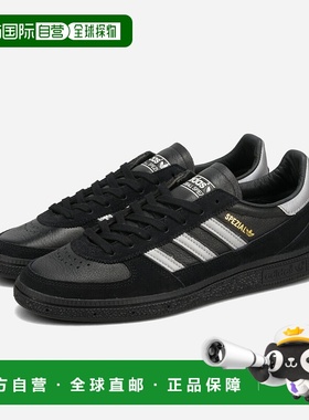 日本直邮adidas HANDBALL SPEZIAL WM 男女士低帮运动鞋黑色/金属