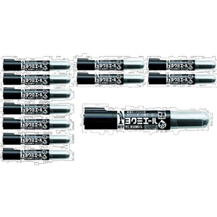 【日本直邮】KOKUYO国誉白板笔 直接液体墨盒式 细字 黑色 12支