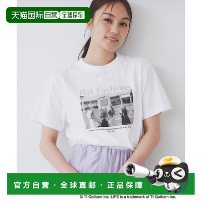 1h可退 日本直邮index 女士精选图案T恤 棉质透气 日常休闲百搭 C