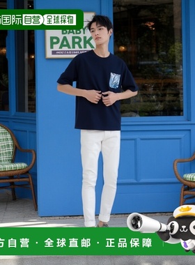 1h可退 日本直邮j.n.r.d 男士波浪纹口袋T恤 2025AAOM05320短袖