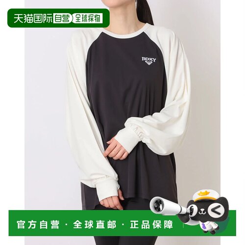 日本直邮ROXY 女士 海洋 防晒衣 WAVE CLUB RASH TEE RLY261026 B