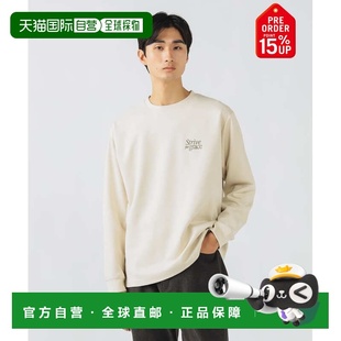 日本直邮BEAMS 剪裁上衣 HEART 混纺长袖 胸前刺绣设 男士 1h可退