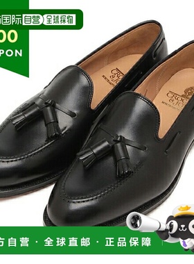 日本直邮Crockett & Jones 乐福鞋牛津鞋 Cavendish 流苏黑色男士
