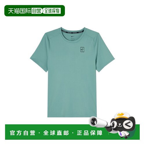 日本直邮Nike/耐克修身速干圆领套头短袖网球衣男款 FZ6911运动