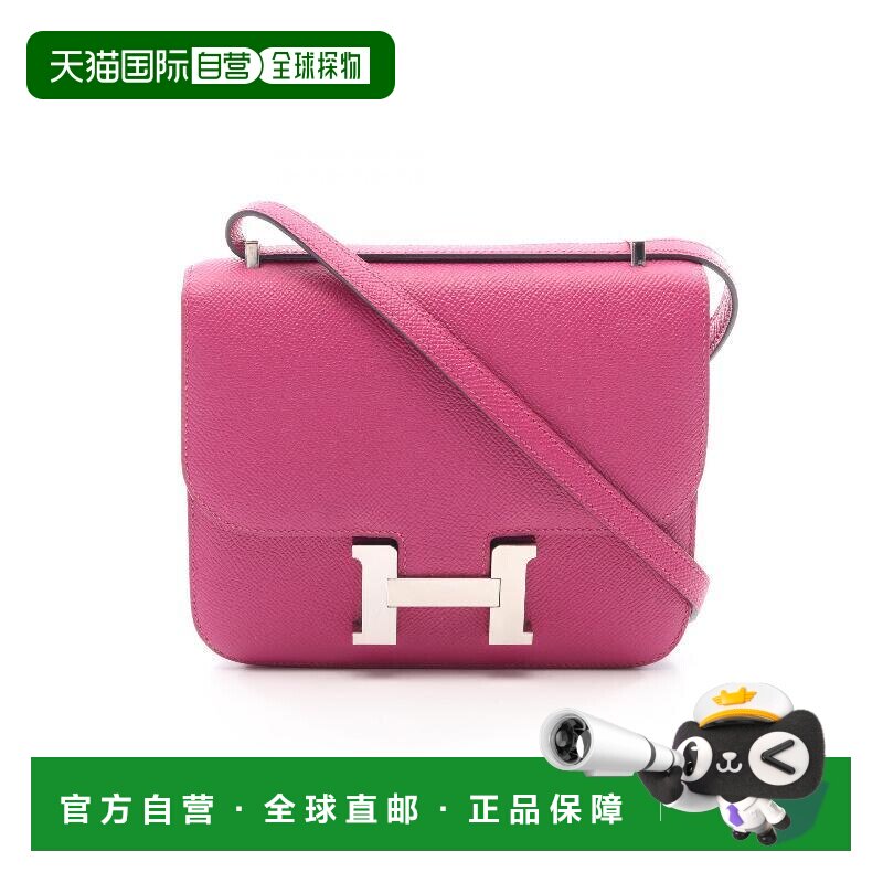 日本直邮中古Hermes爱马仕女包A级95新Constance3mini康康包牛皮