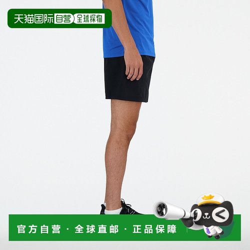 日本直邮New Balance 5英寸运动短裤（带内衬）男士吸汗速干 [商]