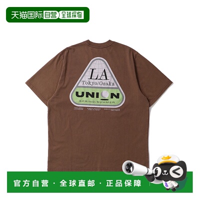 1h可退 日本直邮UNION TOKYO 男女同款印花图案短袖T恤 110001070