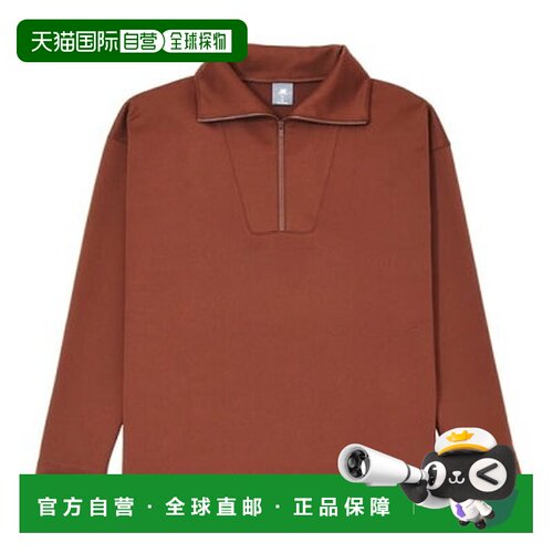 日本直邮NEWBALANCE套头舒适长袖半拉链半开襟卫衣女款 WT43105-R