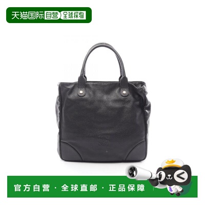 日本直邮中古Loewe罗意威女包B级9新Tote Bag托特包牛皮托特包黑