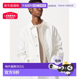 日潮跑腿UNIQLO优衣库 牛仔夹克 01 OFF WHITE MEN XS 481720