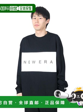 日本直邮NEW ERA 男士女士宽松版型高性能长袖T恤 面板logo 14121