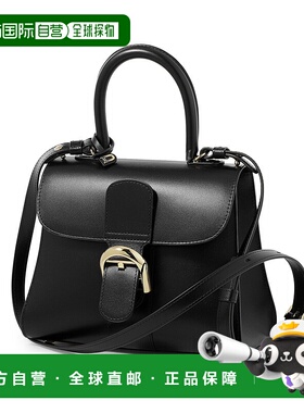 日本直邮DELVAUX 德尔沃 BRILLANT PM BOX CALF 黑色 2WAY 手提肩