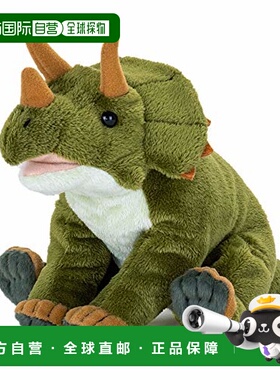 【日本直邮】COLORATA 毛绒玩偶 三角龙 恐龙 坐姿系列 26x17x14c