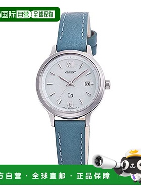 【日本直邮】Orient东方双狮 女表 IO Natural&Plain 浅蓝色表带