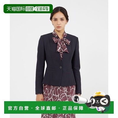 1h可退 日本直邮EPOCA 女装 仿羊毛质感 无领夹克 短款修身 春秋