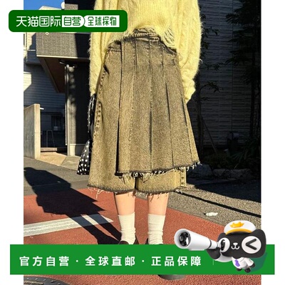 日本直邮官方授权 CIAOPANIC ANTI WARP 裙装叠穿设计 牛仔短裤