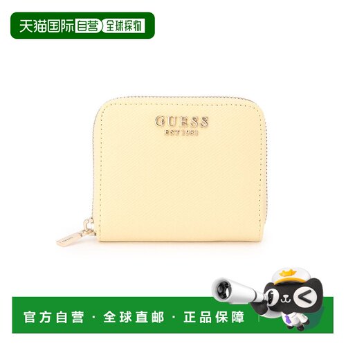 日本直邮GUESS 古思吉尔达小款拉链折叠钱包