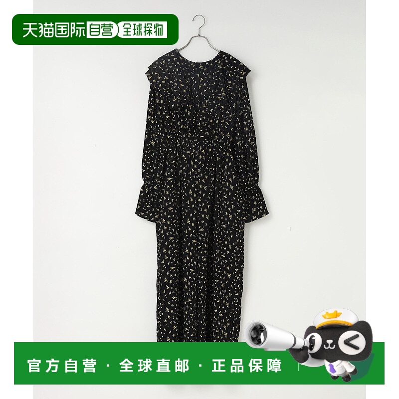 1h可退 日本直邮LOWRYS FARM 女装 蕾丝领宽松连衣裤 579663