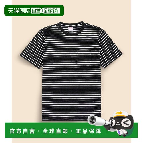 日本直邮BROOKS BROTHERS 男士 纯棉海员条纹口袋T恤 P2632010022