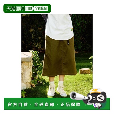日本直邮日潮 go slow caravan弹力帆布工装半身裙女北面户外