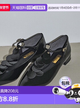 1h可退 日本直邮GRISE 女装 圆环装饰 平底尖头鞋 25192821148630