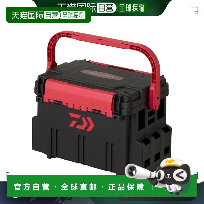 日本直邮Daiwa 渔具箱 TB 系列 黑色/红色 TB5000